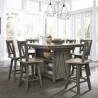 Lindsey Farm 7 Pc. Gathering Table Set