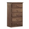 Chestnut 5 Drawer Chest