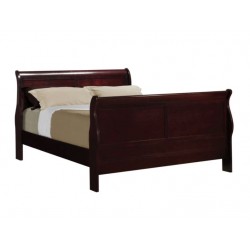 Santee Louis Philippe Full Sleigh Panel Bed