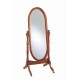 Oval Cheval Mirror - Merlot