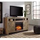 Sommerford 62" TV Stand w/ Fireplace Insert