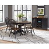 Carolina Crossing 5pc. Dining Set (Black)