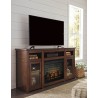 Harpan 72" TV Stand with Electric Fireplace