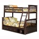 Pulse Wood Bunk Bed with Storage