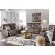 Wurstrow Triple Power Leather Reclining Sofa Group