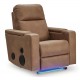 Flinlock Triple Power Glider Recliner with Audio System
