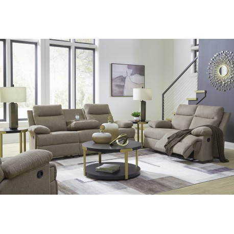 Tarrant Reclining Sofa with Drop Down Table