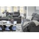 Tarrant Reclining Sofa with Drop Down Table