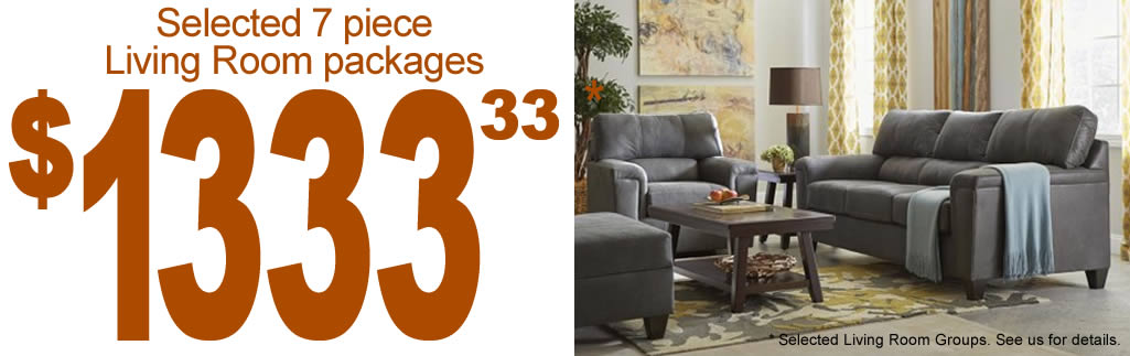 $1333.33 Living Room Packages