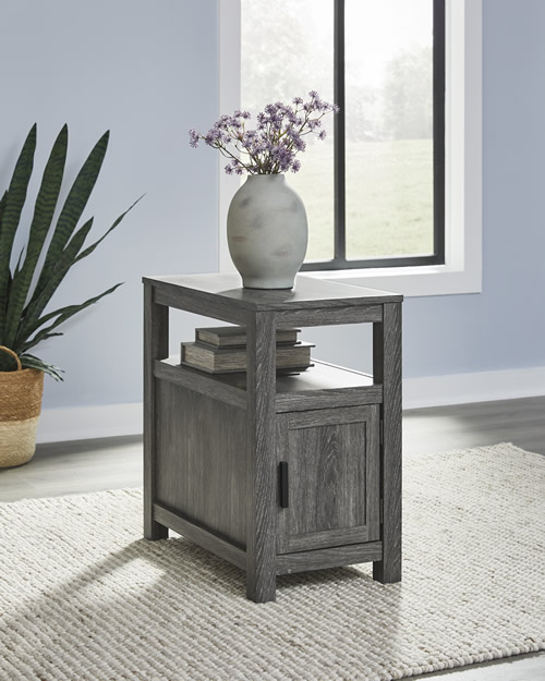 Chairside Table - Grey