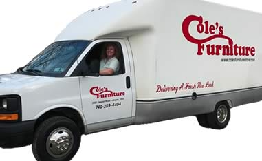 Cole's Furniture Delivery Truck