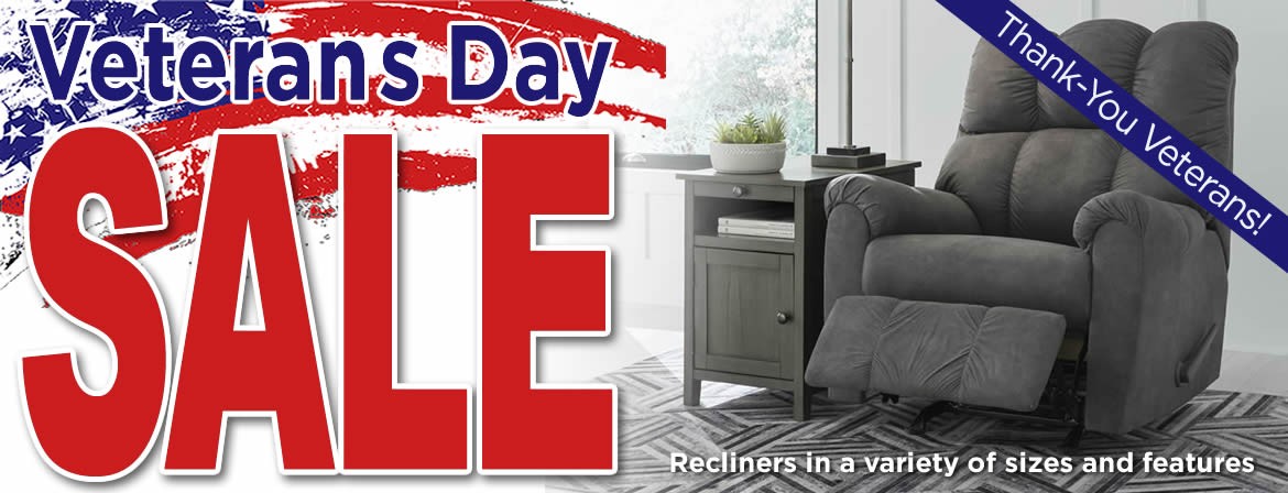 Veterans Day Recliner Sale