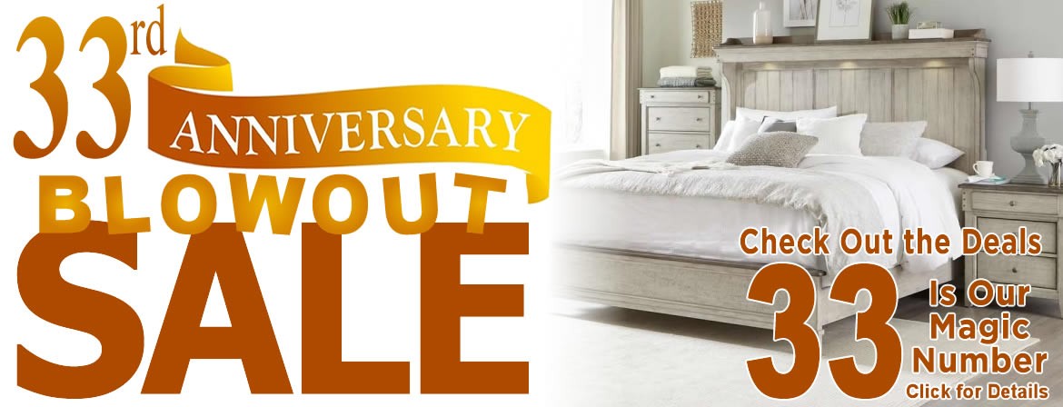 33rd Anniversary Blowout sale