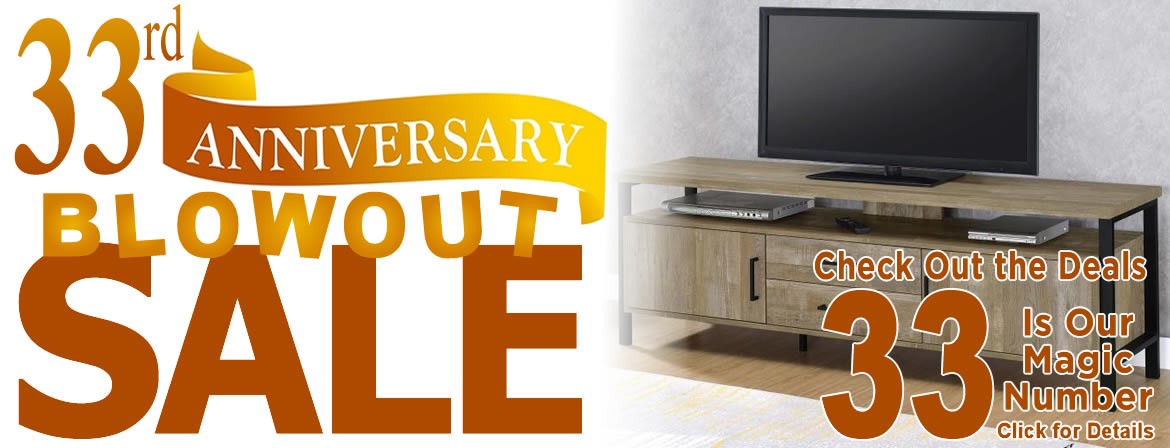 33rd Anniversary Blowout sale