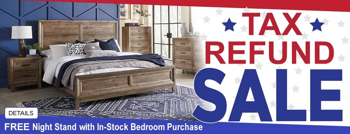 FREE Night Stand with in-stock Bedroom Group Purchase