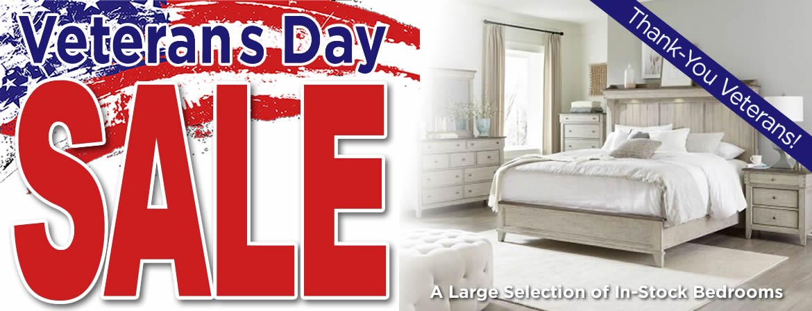Veterans Day Bedroom Furniture Sale