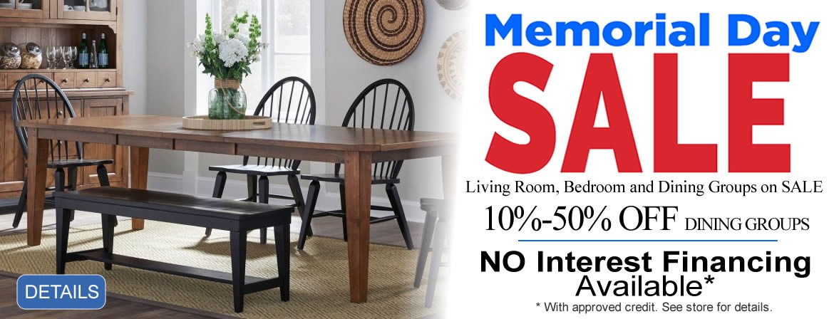 10%-50% OFF IN-STOCK DINING FURNITURE.